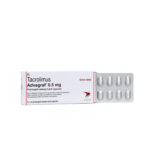 Advagraf 0.5 mg Prolonged-Release Hard Capsules