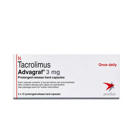 Advagraf 3 mg Prolonged-Release Hard Capsules