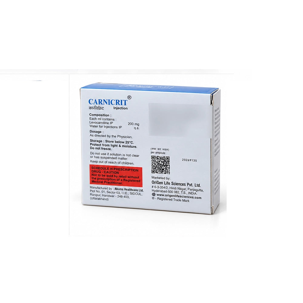 Carnicrit Injection 1 gm/5 ml