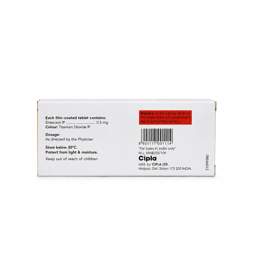 Entavir 0.5 mg Tablet
