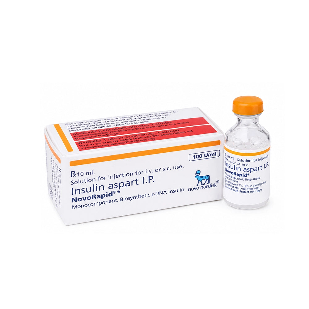 NovoRapid Insulin Aspart Injection 100 IU/mL