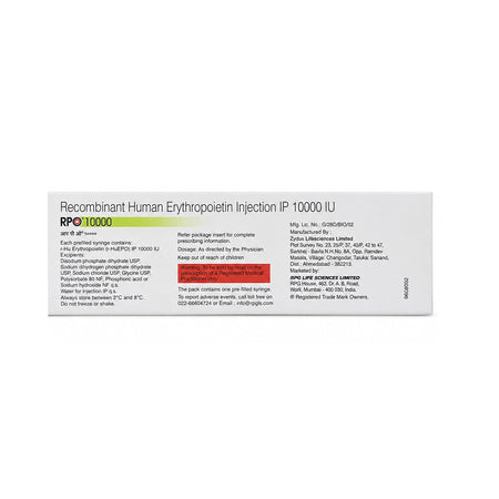 Rpo 10000 IU Prefilled Syringe